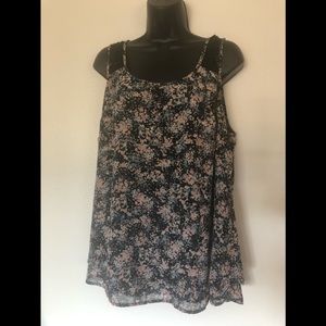 Flowery summer tank top